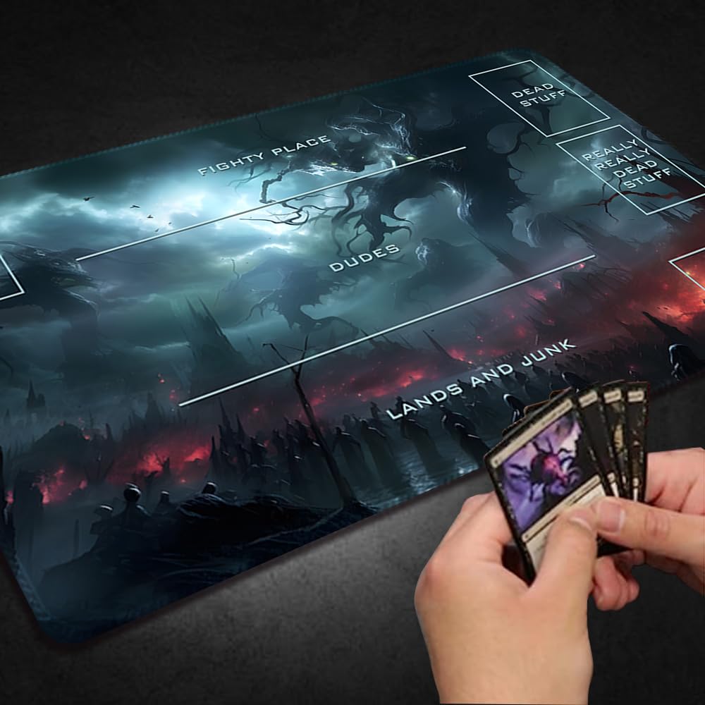 Amazon.com: DAUXID Premium Stitched MTG Playmat with Border and